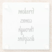 フリーダムガラスコースター ガラスコースター (裏面)