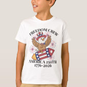 フリーダムクルー 250周年記念 独立記念日 Tシャツ (正面)