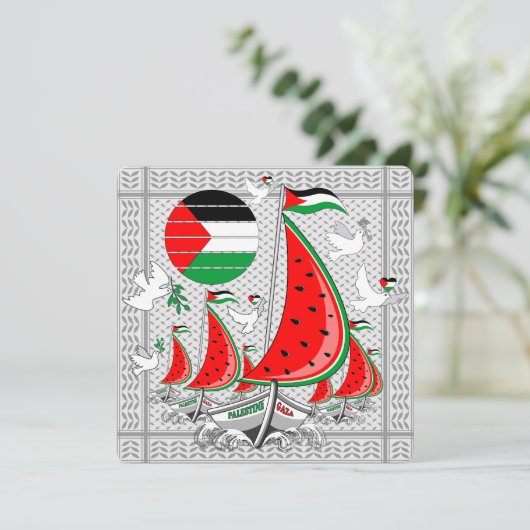 フリーダムグローバルスムード浮力船でガザへ (スタンド正面)