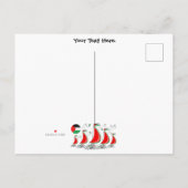 フリーダムグローバルスムード浮力船でガザへ インビテーションポストカード (裏面)