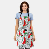 フリーダムグローバルスムード浮力船でガザへ エプロン (着用した状態)