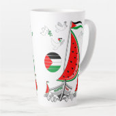 フリーダムグローバルスムード浮力船でガザへ カフェラテマグ (右アングル)