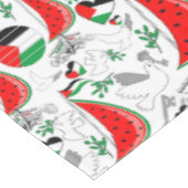 フリーダムグローバルスムード浮力船でガザへ テーブルクロス (アングル)