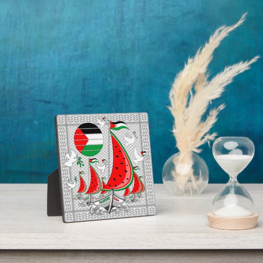 フリーダムグローバルスムード浮力船でガザへ フォトプラーク (インサイチュ)