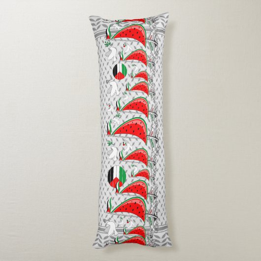 フリーダムグローバルスムード浮力船でガザへ ボディピロー (裏面 (縦))