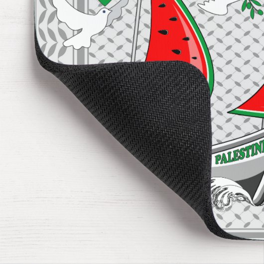 フリーダムグローバルスムード浮力船でガザへ マウスパッド (コーナー)