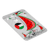 フリーダムグローバルスムード浮力船でガザへ マグネット (右側)