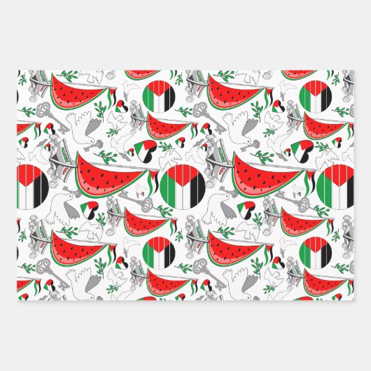 フリーダムグローバルスムード浮力船でガザへ ラッピングペーパーシート (正面2)