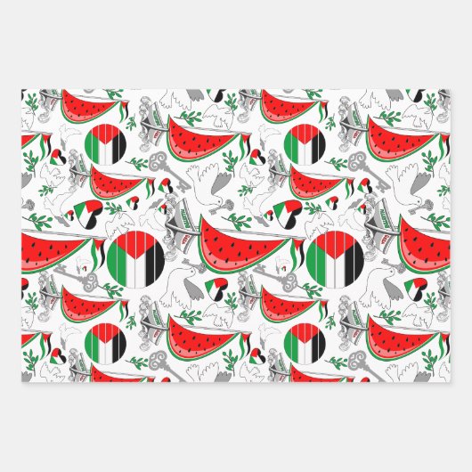 フリーダムグローバルスムード浮力船でガザへ ラッピングペーパーシート (正面)