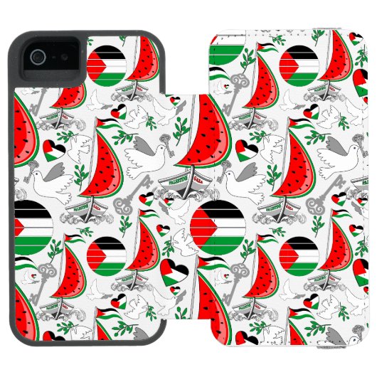 フリーダムグローバルスムード浮力船でガザへ INCIPIO iPhoneウォレットケース (フォリオ Open)