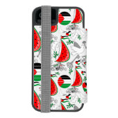 フリーダムグローバルスムード浮力船でガザへ INCIPIO iPhoneウォレットケース (フォリオ裏面)