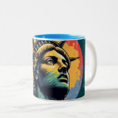 フリーダムコール音2トーンのマグカップ ツートーンマグカップ (正面右)