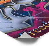 フリーダムスケートボードポスター#2 ポスター (角)