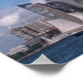 フリーダムタワー付きニューヨークシティスカイライン ポスター (角)