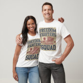 フリーダムファイターズスクワッド1776米国国旗のインド Tシャツ (ユニセックス)