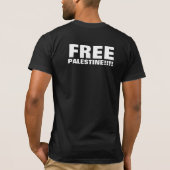フリーダムファイター/フリーパレスチナ Tシャツ (裏面)