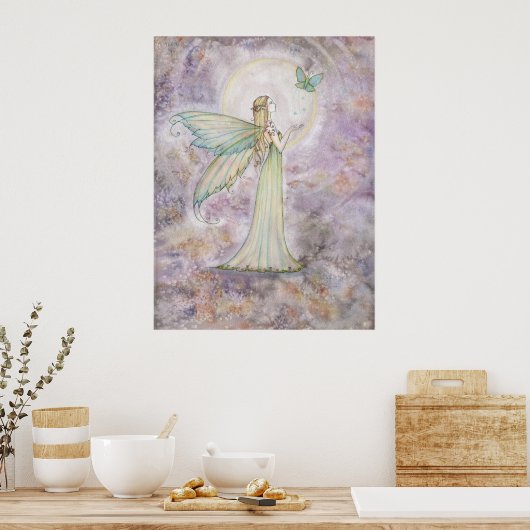 フリーダムフェアリーとバタフライポスタープリント ポスター (キッチン)