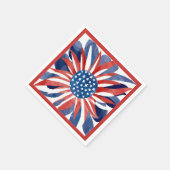 🌼フリーダムフラワーカクテルナプキンス（50パック） スタンダードカクテルナプキン (角)