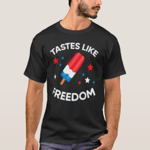 フリーダムポプシクルのような味7月4日 Tシャツ
