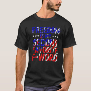 フリーダムマイ第お気に入りの2Fワード退役軍人パトリオティ Tシャツ