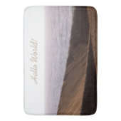 フリーダムマンインデザート海スカイ文字 バスマット (正面縦)