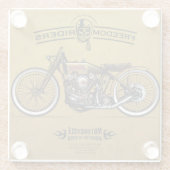 フリーダムライダーオートバイコースター |コースターセット ガラスコースター (裏面)