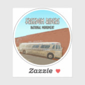 フリーダムライダー国家記念碑アラバマ シール (シート)