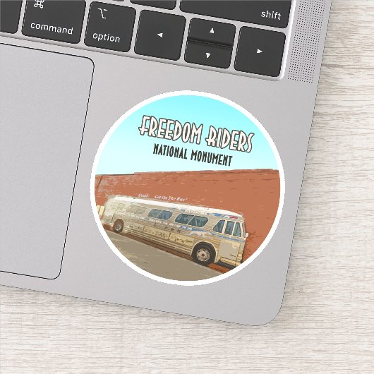 フリーダムライダー国家記念碑アラバマ シール (詳細)