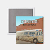 フリーダムライダー国家記念碑アラバマ マグネット (正面/裏面)