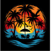 フリーダムライド：オートバイ付き米国国旗 Tシャツ