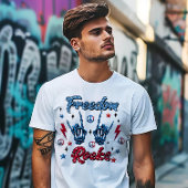 フリーダムロック独立記念日7月4日 Tシャツ