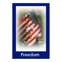 フリーダム国旗の国のポスター