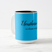 フリーダム愛好家 ツートーンマグカップ (正面左)