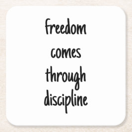 フリーダム紙コースター スクエアペーパーコースター