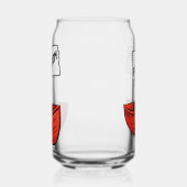 フリーダム航海のボートイラストレーション ガラス缶 (左)