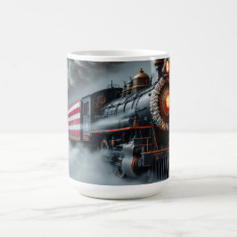 フリーダム蒸気機関車 セラミック コーヒーマグ コーヒーマグカップ