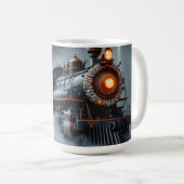 フリーダム蒸気機関車 セラミック コーヒーマグ コーヒーマグカップ (正面右)