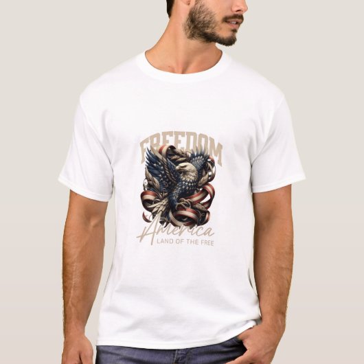 フリーダム・アメリカ Tシャツ (正面)