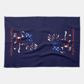 フリーダム・イーグル・キッチンタオルのための戦い キッチンタオル (横)