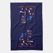 フリーダム・イーグル・キッチンタオルのための戦い キッチンタオル (縦)