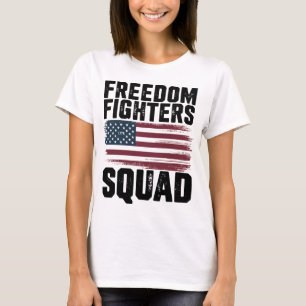 フリーダム・ファイターズスクワッド1776旗 – アメリカ独立 Tシャツ