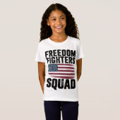 フリーダム・ファイターズ隊1776米国独立旗 Tシャツ (正面フル)