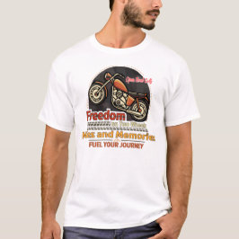 フリーダム・マイルと想い出のバイクTシャツ Tシャツ