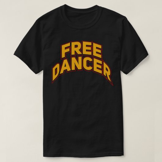 フリーダンサー Tシャツ (デザイン正面)