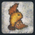 フリーダ・カーロのMonetスタイルの鳥の絵画 スクエアシール<br><div class="desc">フリーダ・カーロdeリベラは彼女の強く、鮮やかな仕事のために覚えられていたメキシコペインターでした。 彼女の仕事は国民および固有の伝統の、そして女性の経験および型枠の妥協しない描写のための男女同権主義者によって象徴的ようにメキシコで祝われました。 彼女の生命、仕事および遺産についてのより多くの情報のためのwww.fridakahlo.comを訪問して下さい。</div>