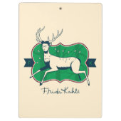 フリーダ・カーロ|けが人のシカ クリップボード (裏面)
