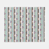 フリーダ・カーロ|のアズテック人 フリースブランケット (正面(横))