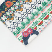 フリーダ・カーロ|のアズテック人 フリースブランケット (角)