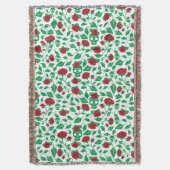 フリーダ・カーロ|のスカル及びバラ スローブランケット (正面縦)