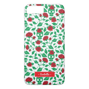 フリーダ・カーロ のスカル及びバラ iPhone 8 PLUS/7 PLUSケース